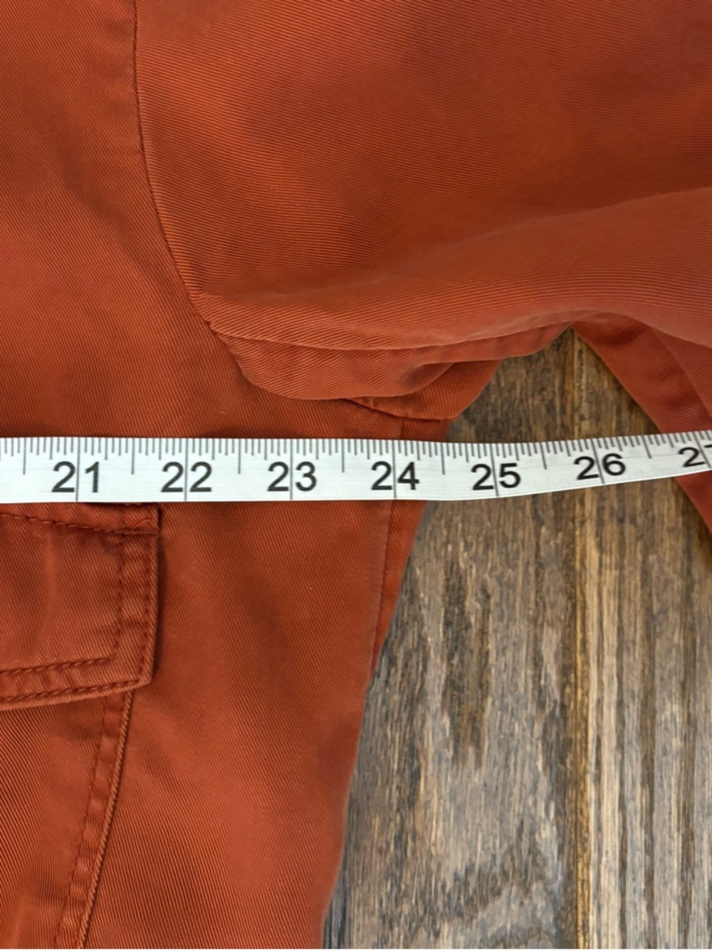 LOFT Utility Jacket XL Rust Orange Cropped Lightweight Drawstring Hem - Picture 8 of 11